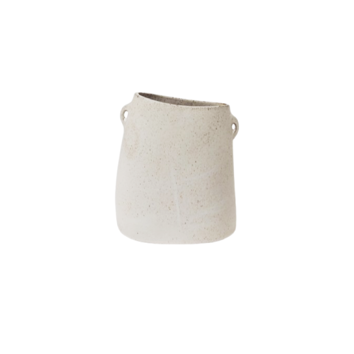 Vaso de Cerâmica Off-White