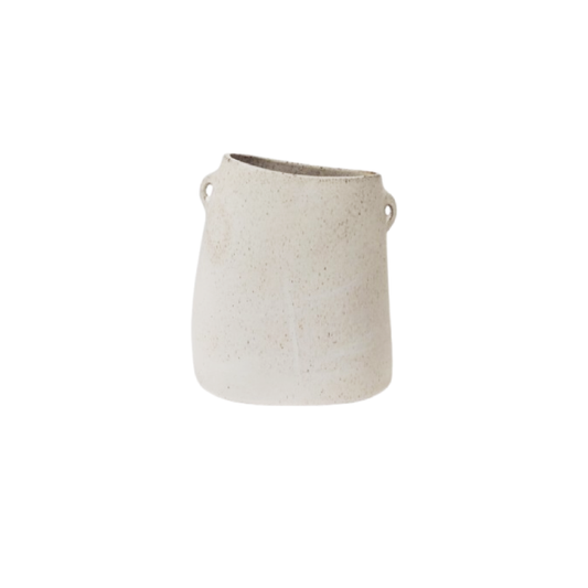 Vaso de Cerâmica Off-White
