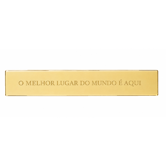 Placa Espelhada de Acrílico - O Melhor Lugar...