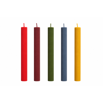 Conjunto de Velas Caneladas