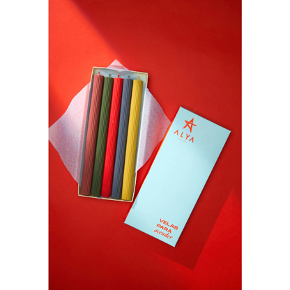 Conjunto de Velas Caneladas