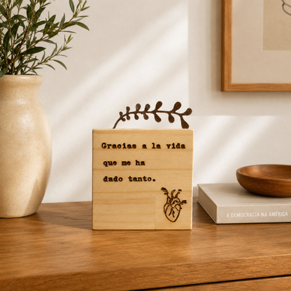 Bloco Cubo "Gracias A La Vida..."