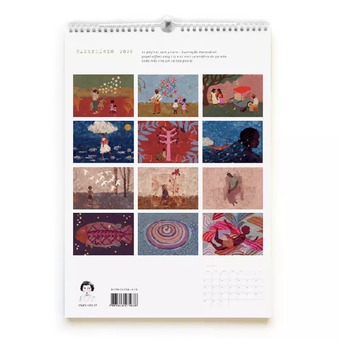 Calendário Anna Cunha 2026