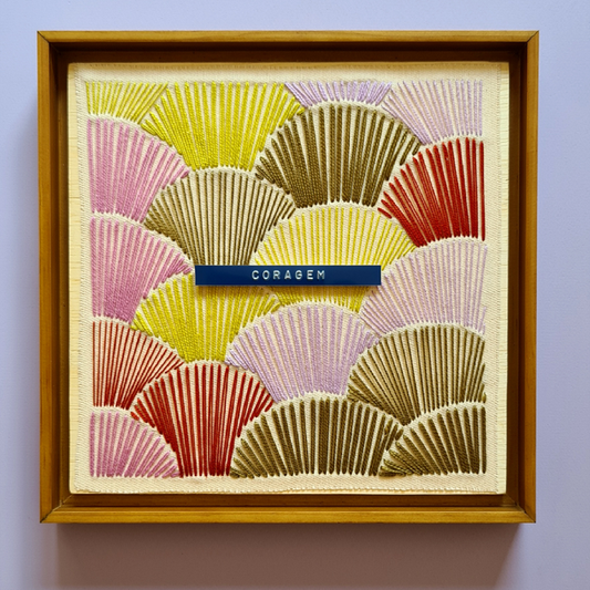Quadro Lembretes Diários "Coragem"