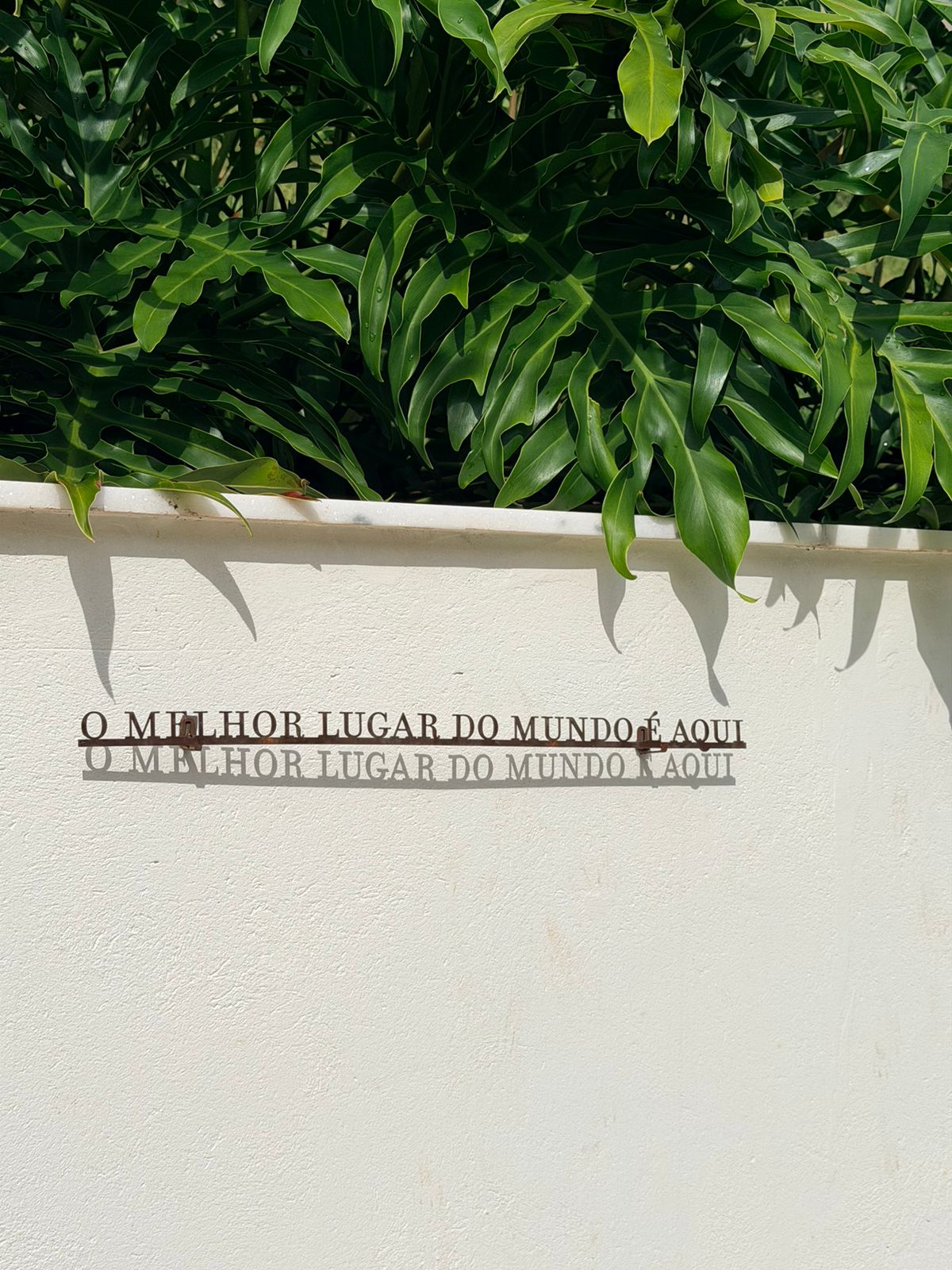 Frase de Ferro - O Melhor Lugar