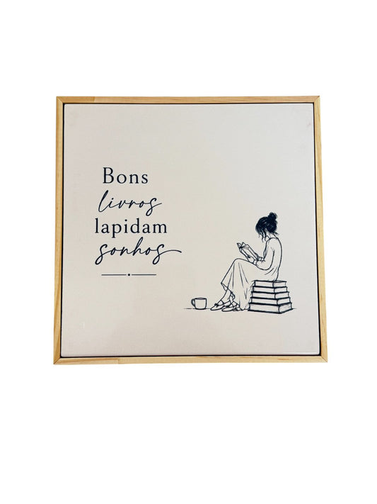 Wood  Azule 15x15 -Bons Livros