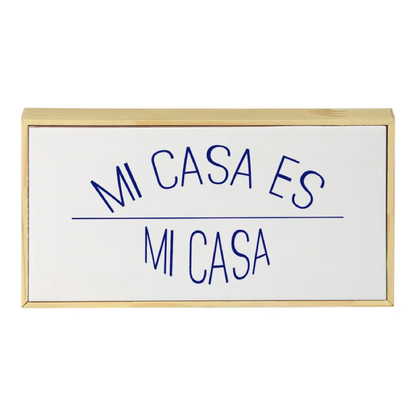 Wood Azule - Mi Casa Es Mi Casa