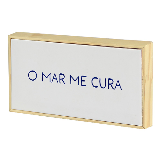 Wood Azule -  O Mar Me Cura