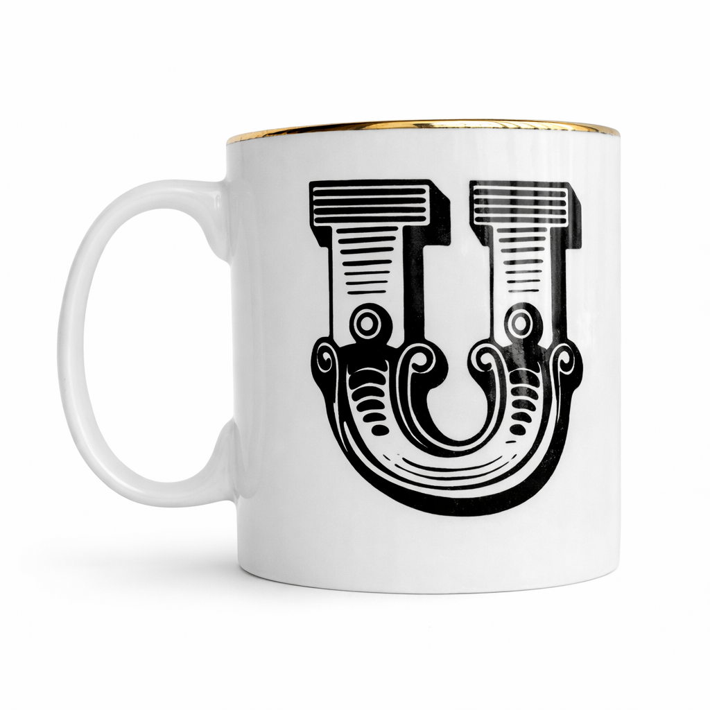 Caneca Monograma P&B