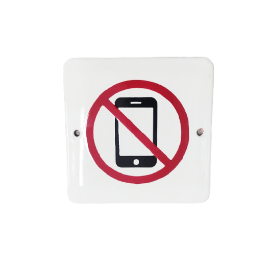 Placa Decorativa Proibido Celular