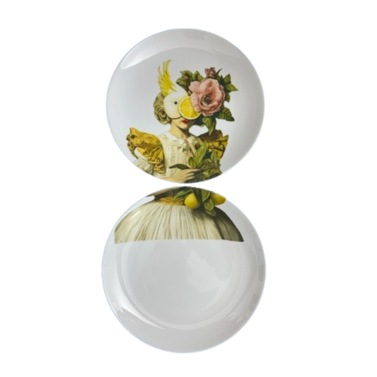 Conjunto de Pratos Cacatua - Greghi Desing