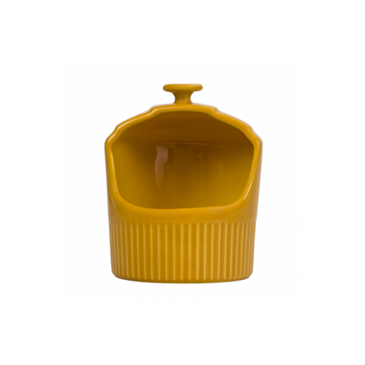 Saleiro de Porcelana Amarelo