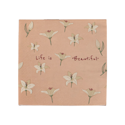 Guardanapo de Papel Decorativo - Life Is