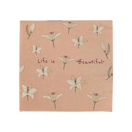 Guardanapo de Papel Decorativo - Life Is