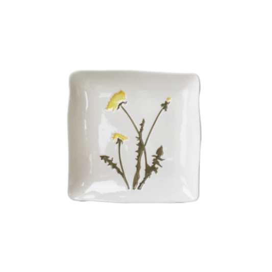 Porta Joia Decorativo Flor Amarela