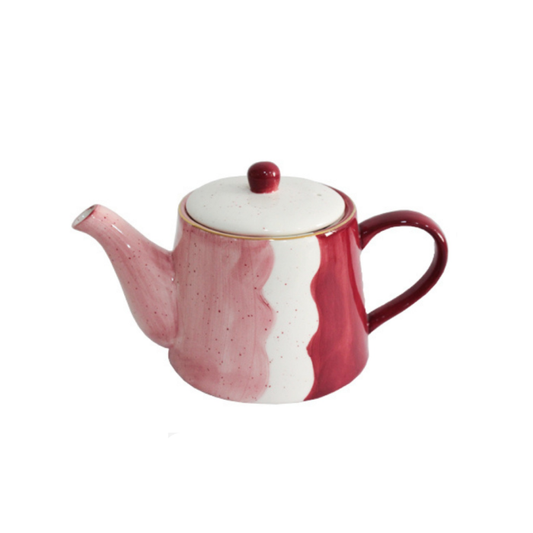 Bule Porcelana Aquarela