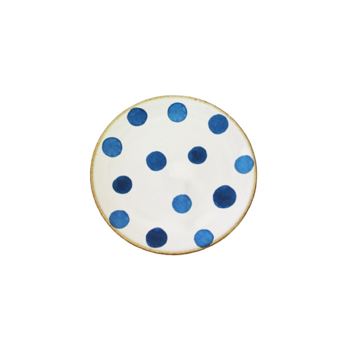 Prato Sobremesa Vintage Blue