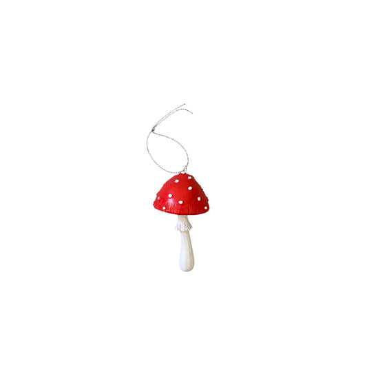 Enfeite de Pendurar Cogumelo Vermelho