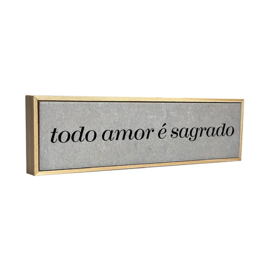Wood Azule Cimento Queimado - Todo Amor é Sagrado