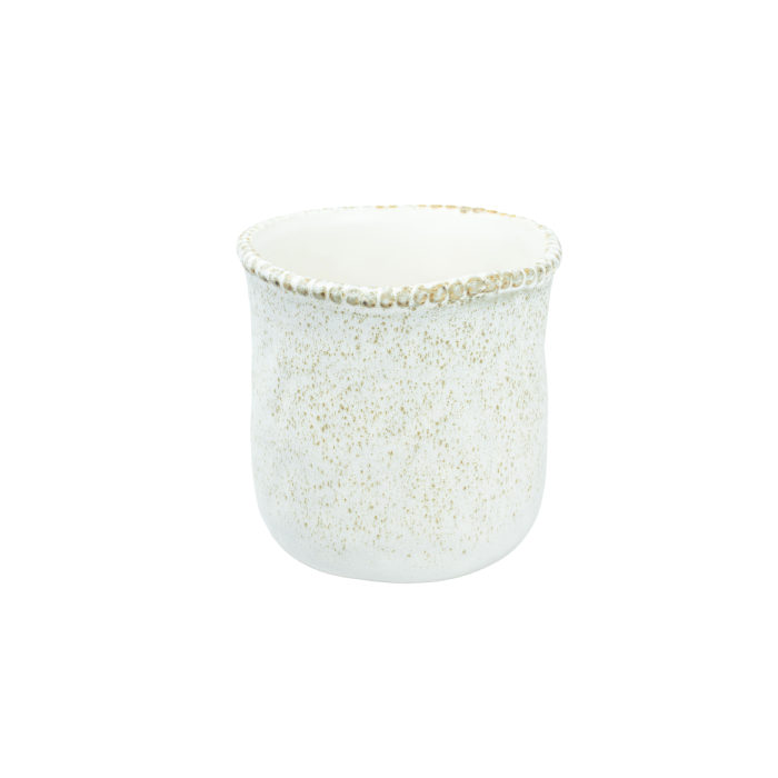 Vaso de Cerâmica Branco P