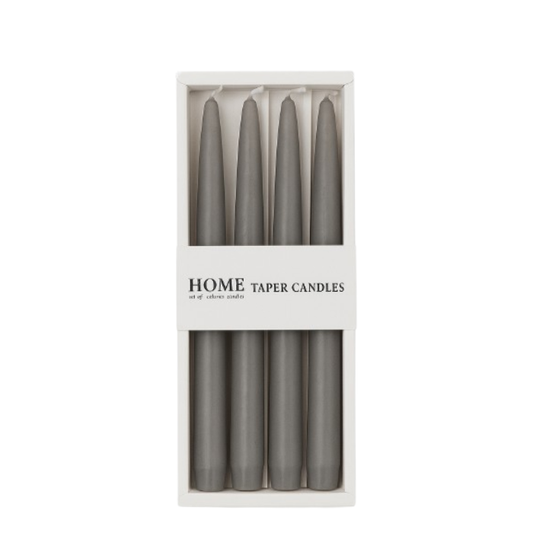 Conjunto de Velas Cônicas Cinza