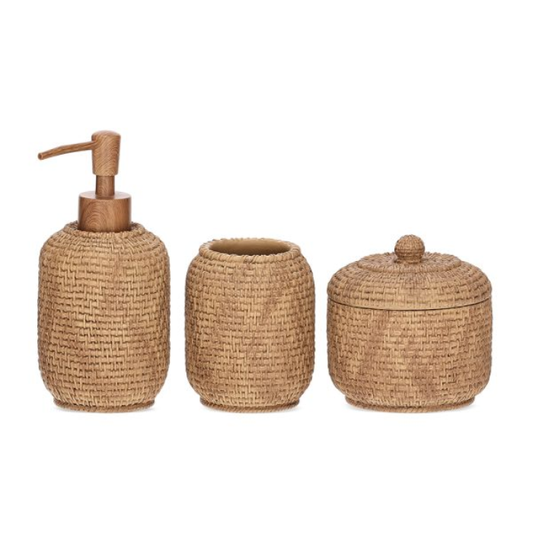 Kit de Polirresina para Banheiro