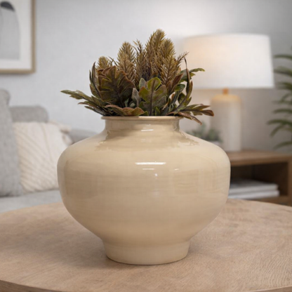 Vaso de Metal Decorativo