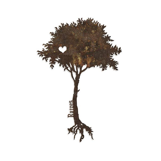 Árvore Silhueta Vintage Raízes – Ferro