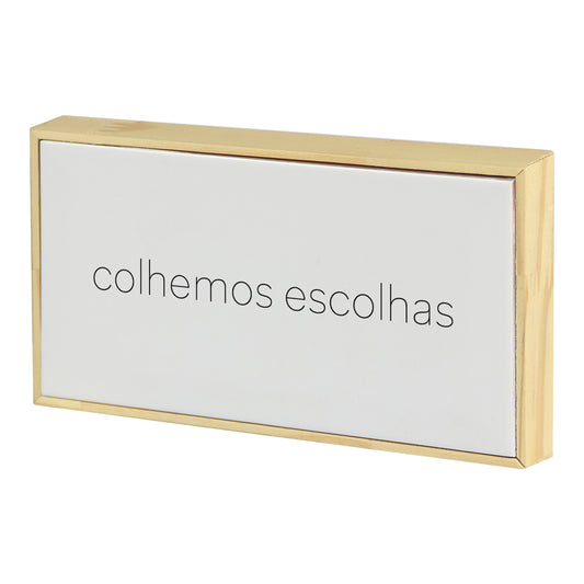 Wood Azule - Colhemos Escolhas