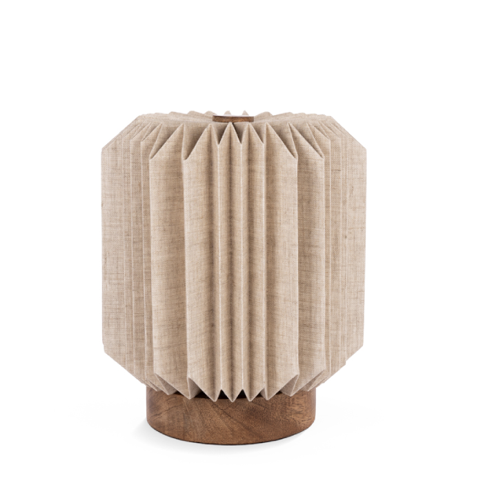 Abajur de Mesa de Linho
