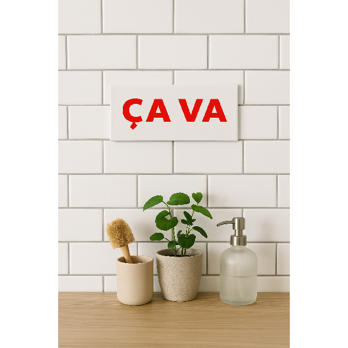Azulejo Decorativo Ça Va