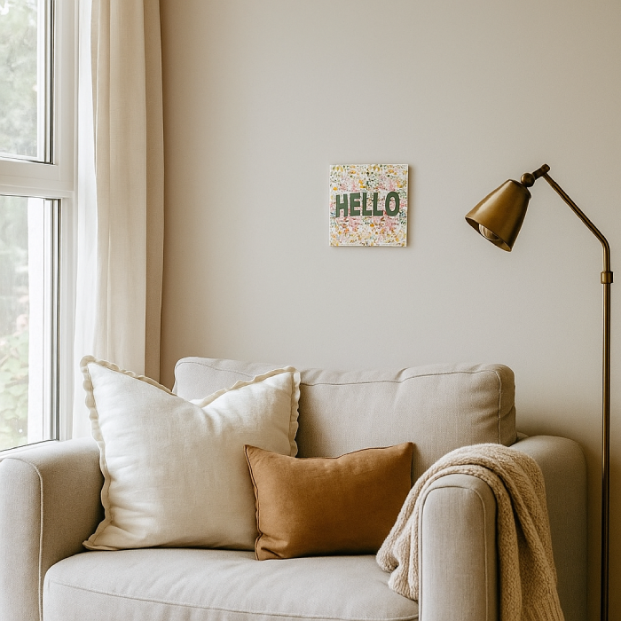 Azulejo Decorativo Hello
