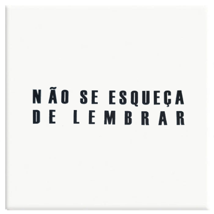 Azulejo Decorativo Não Se Esqueça...