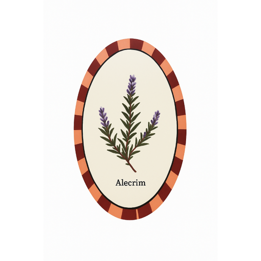 Azulejo Oval Alecrim - Greghi Design