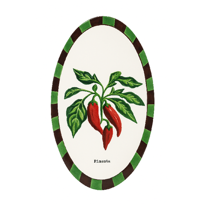 Azulejo Oval Pimenta - Greghi Design