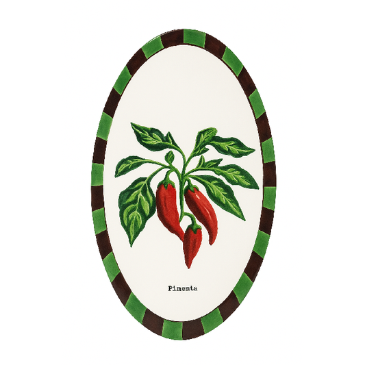 Azulejo Oval Pimenta - Greghi Design