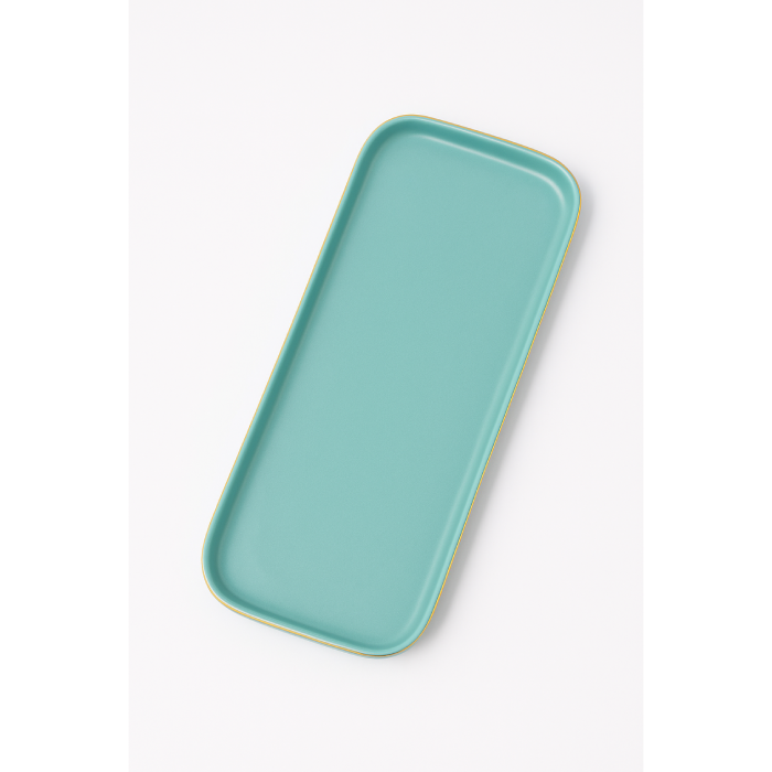 Bandeja Retangular de Cerâmica