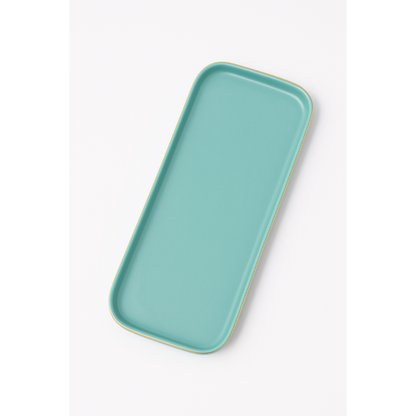 Bandeja Retangular de Cerâmica