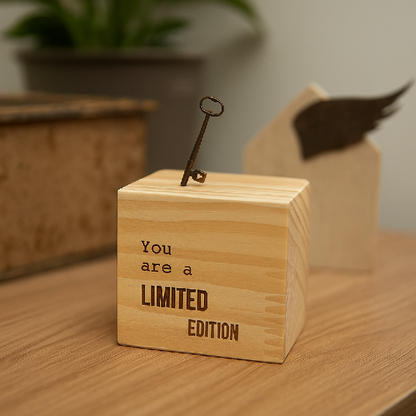 Bloco Cubo "You Are a Limited Edition"