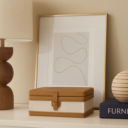 Caixa de MDF com Revestimento