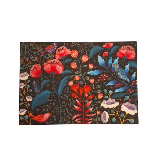 Cartão Dhoye Flores Black