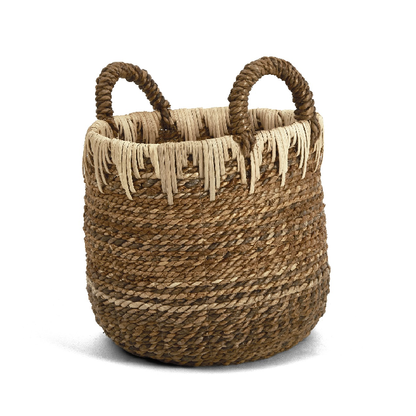 Cesto de Fibra Natural Round