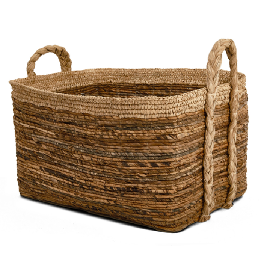 Cesto de Fibra Natural Square