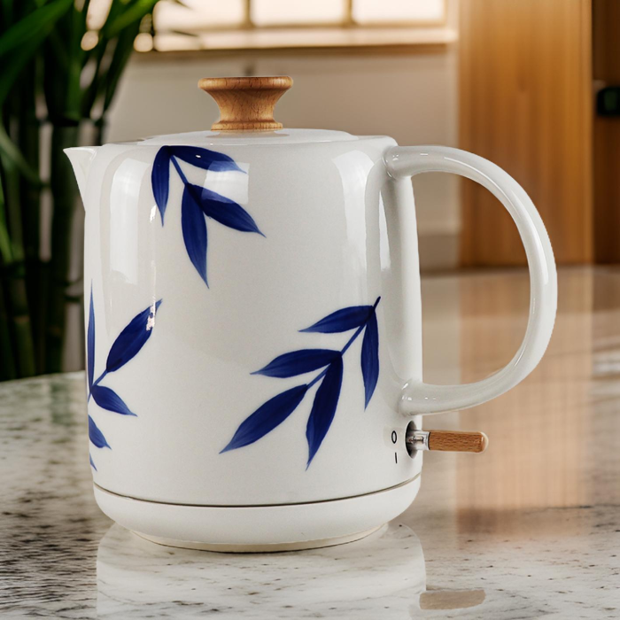 Chaleira Elétrica de Porcelana Elegance
