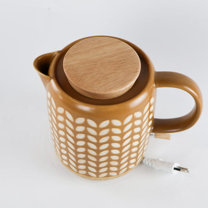 Chaleira Elétrica de Porcelana Elegance