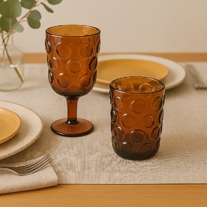 Taça Bolhas Âmbar