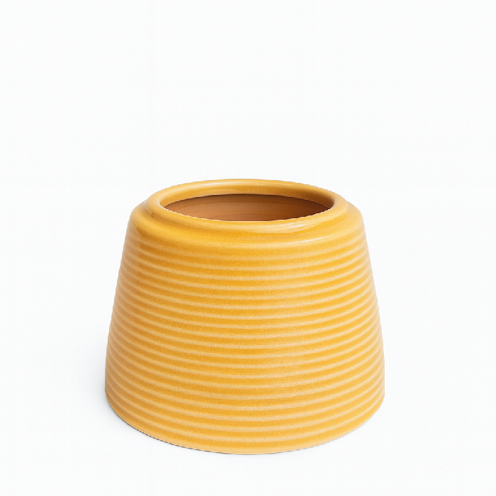 Cachepot de Cerâmica Amarelo