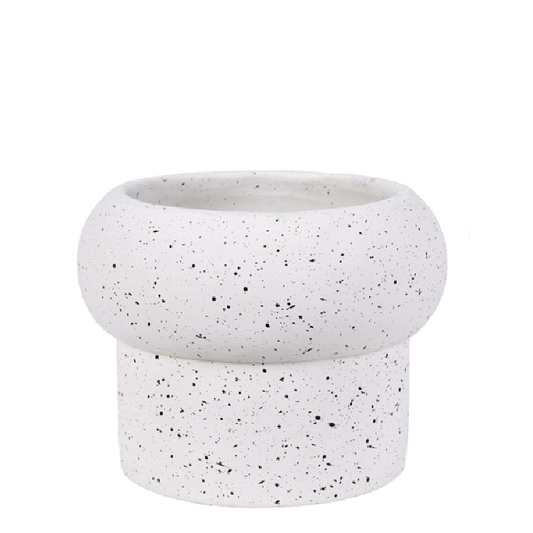 Cachepot de Cimento Off White