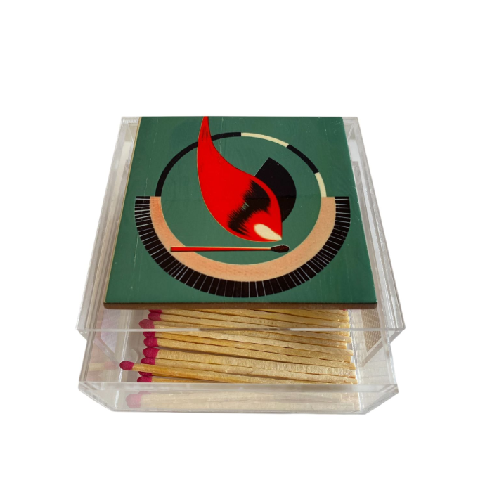 Caixa de Fósforos Acrílica  - Greghi Design