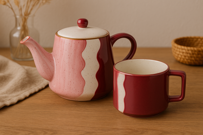 Caneca Porcelana Marsala P
